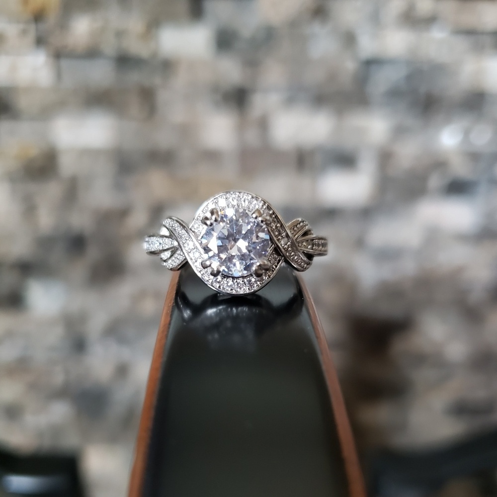 Brilliant White Swarovski Crystal Ring